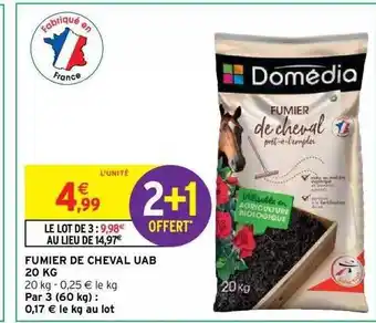 Intermarché Fumier De Cheval Uab 20 Kg Domédia offre