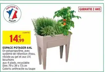 Espace Potager 64 L