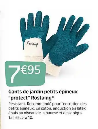 Jardiland Gants De Jardin Petits épineux offre