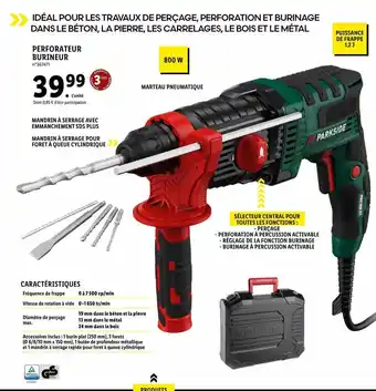 Lidl Perforateur Burineur offre