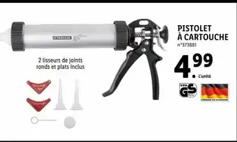 Lidl Pistolet à Cartouche Parkside offre
