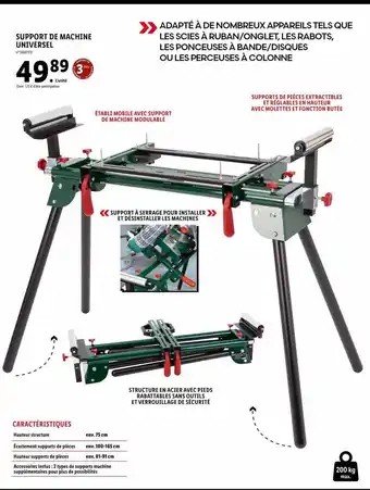 Lidl Support De Machine Universel offre