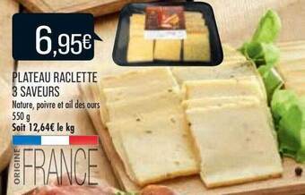 Match Plateau Raclette 3 Saveurs offre