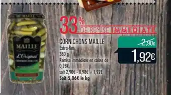 Match Cornichons Maille offre