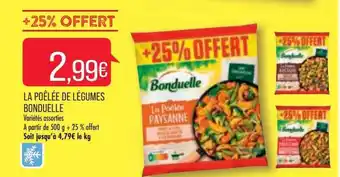 Match La Poêlée De Légumes Bonduelle offre