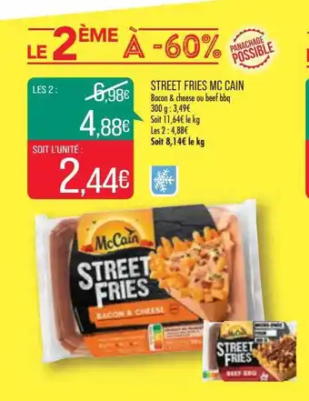Match Street Fries Mc Cain offre
