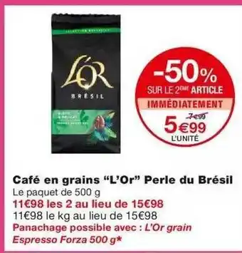 Monoprix Café En Grains offre