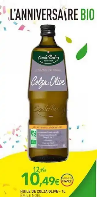 naturéO Huile De Colza Olive émiel Noël offre