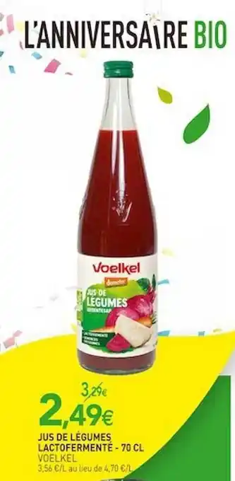 naturéO Jus De Légumes Lactofermenté Voelkel offre