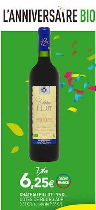 Château Pillot Côtes De Bourg Aop