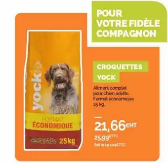 Point Vert Croquettes Yock offre