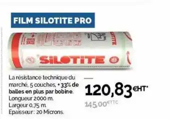 Point Vert Film Silotite Pro offre