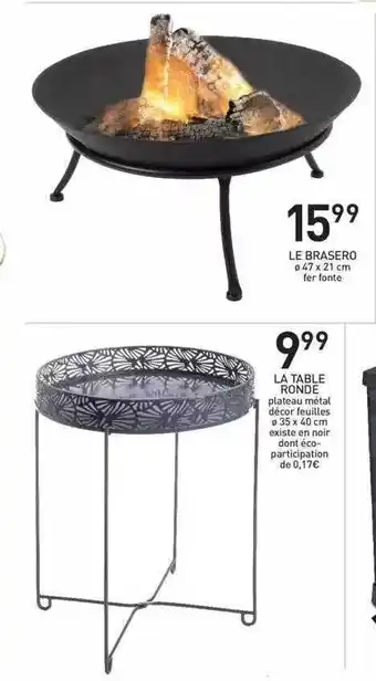 Stokomani Le Brasero, La Table Ronde offre