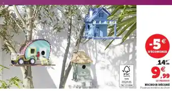 Super U Nichoir Décoré offre