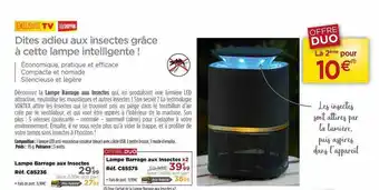 Teleshopping Lampe Barrage Aux Insectes offre