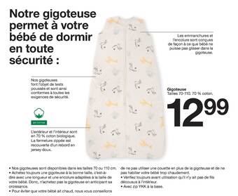 Zeeman Gigoteuse offre