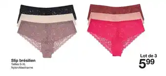 Zeeman Slip Brésilien offre