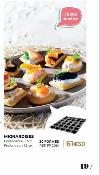 Guy Demarle Mignardises offre