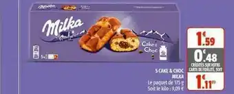 Coccinelle Supermarché 5 Cake & Choc Milka offre