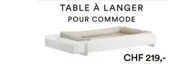 Table à Langer Pour Commode