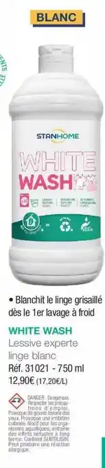 Stanhome White Wash Lessive Experte Linge Blanc offre