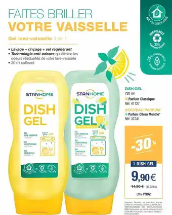 Stanhome Gel Lave-vaiselle Stanhome offre
