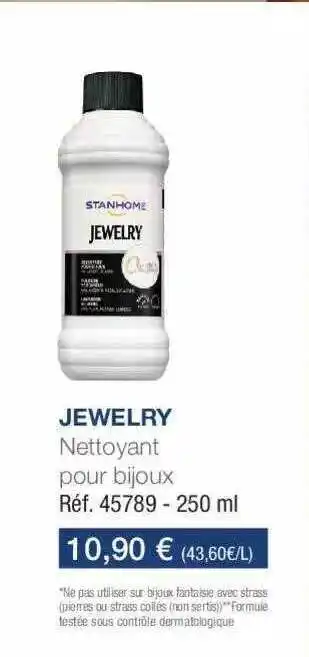 Stanhome Jewelry Nettoyant Pour Bijoux offre