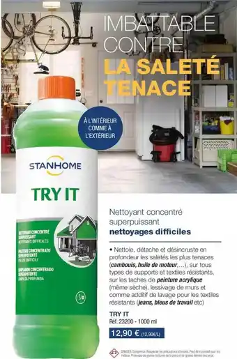 Stanhome Try It Nettoyant Concentré Superpuissant offre