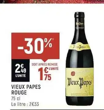 Vieux Papes Rouge
