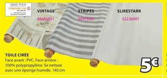 JYSK Toile Cirée offre