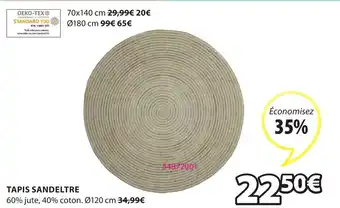 JYSK Tapis Sandeltre offre
