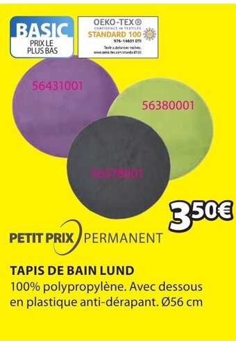 JYSK Tapis de bain lund offre