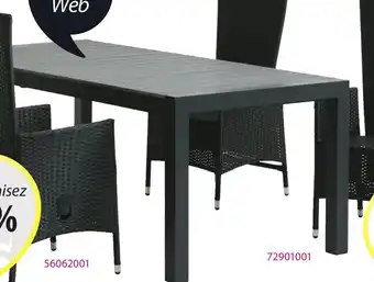 JYSK Table de jardin Hoburgen offre