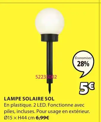 JYSK Lampe Solaire Sol offre