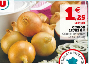 U Express Oignon Jaune U offre