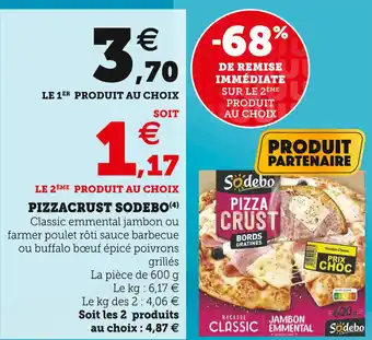 U Express Pizzacrust Sodebo offre