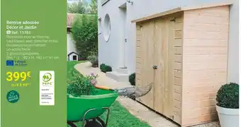 Gamm vert Remise adossée décor et jardin offre