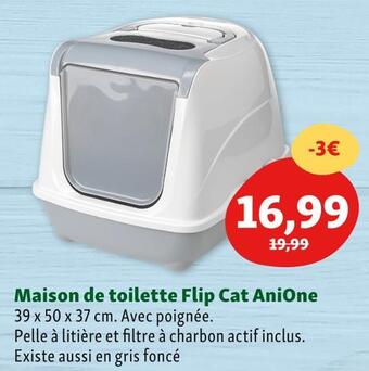Maxi Zoo Anione maison de toilette flip cat offre