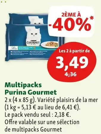 Maxi Zoo Purina multipacks purina gourmet offre
