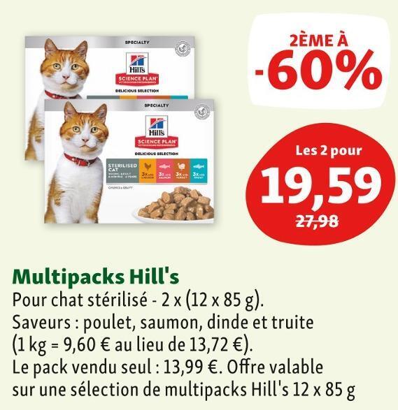 Promo Science plan multipacks chez Maxi Zoo