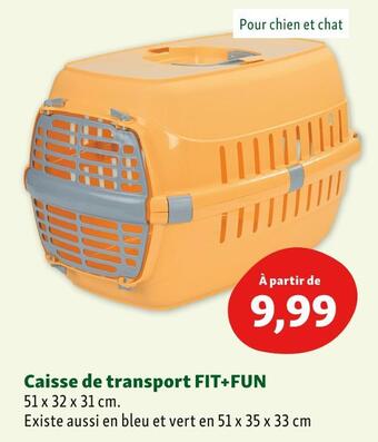 Maxi Zoo Fit+fun caisse de transport offre
