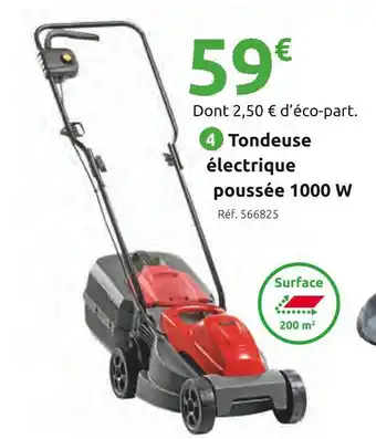 Mr Bricolage Tondeuse électrique poussée e300 offre