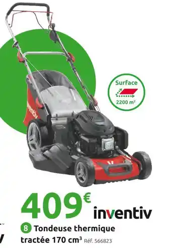 Mr Bricolage Inventiv tondeuse thermique tractée t6553 offre