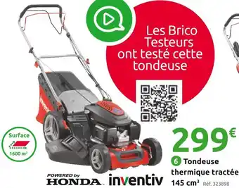 Mr Bricolage Inventiv tondeuse thermique tractée t14546th offre