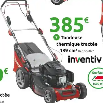 Mr Bricolage Inventiv tondeuse thermique tractée t5746telv offre