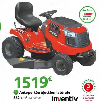 Mr Bricolage Inventiv autoportée éjection latérale a13096lb offre