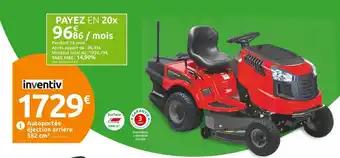 Mr Bricolage Inventiv autoportée éjection arrière a13092ab offre