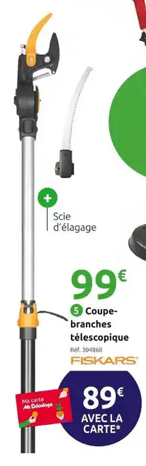 Mr Bricolage Fiskars coupe-branches télescopique upx86 offre