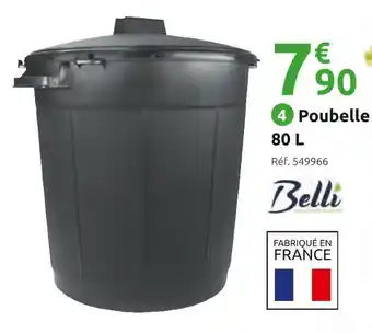 Belli poubelle 80 l