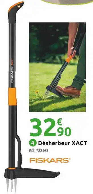 Fiskars désherbeur xact